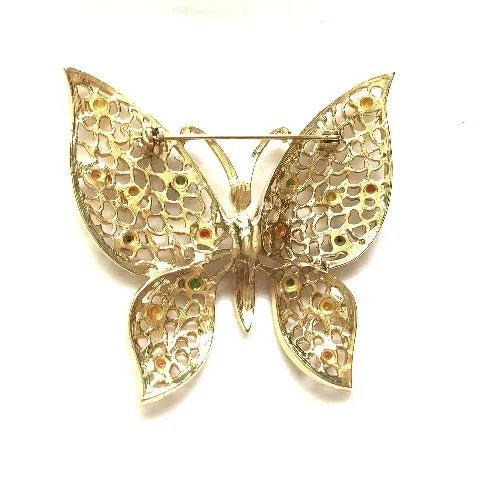 Vintage Butterfly Brooch