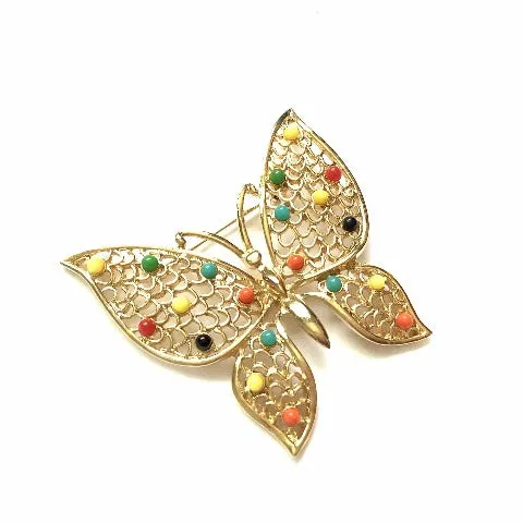 Vintage Butterfly Brooch