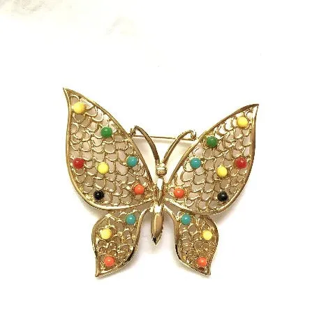 Vintage Butterfly Brooch