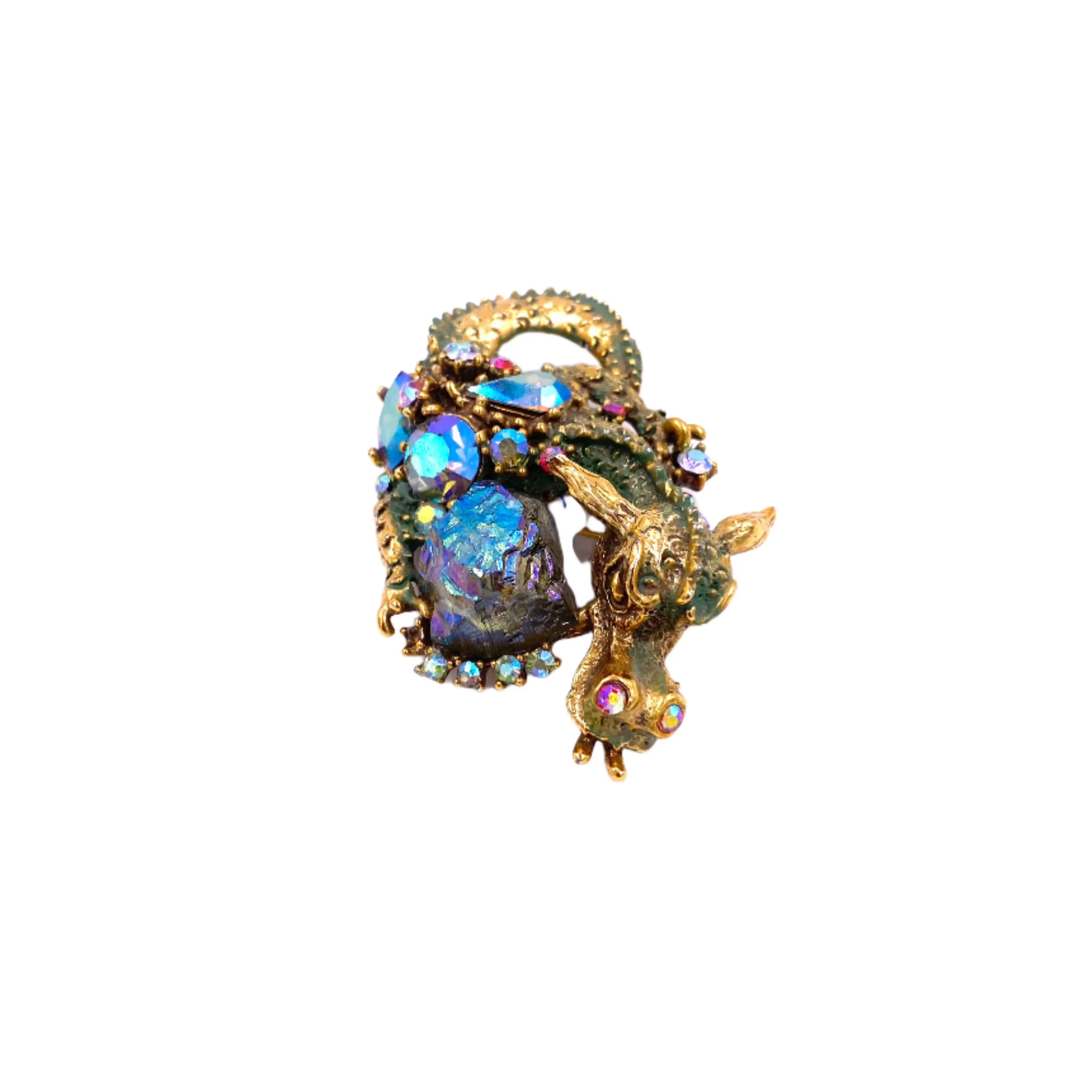 Vintage HAR Dragon Brooch 1959 " Cobra Set"