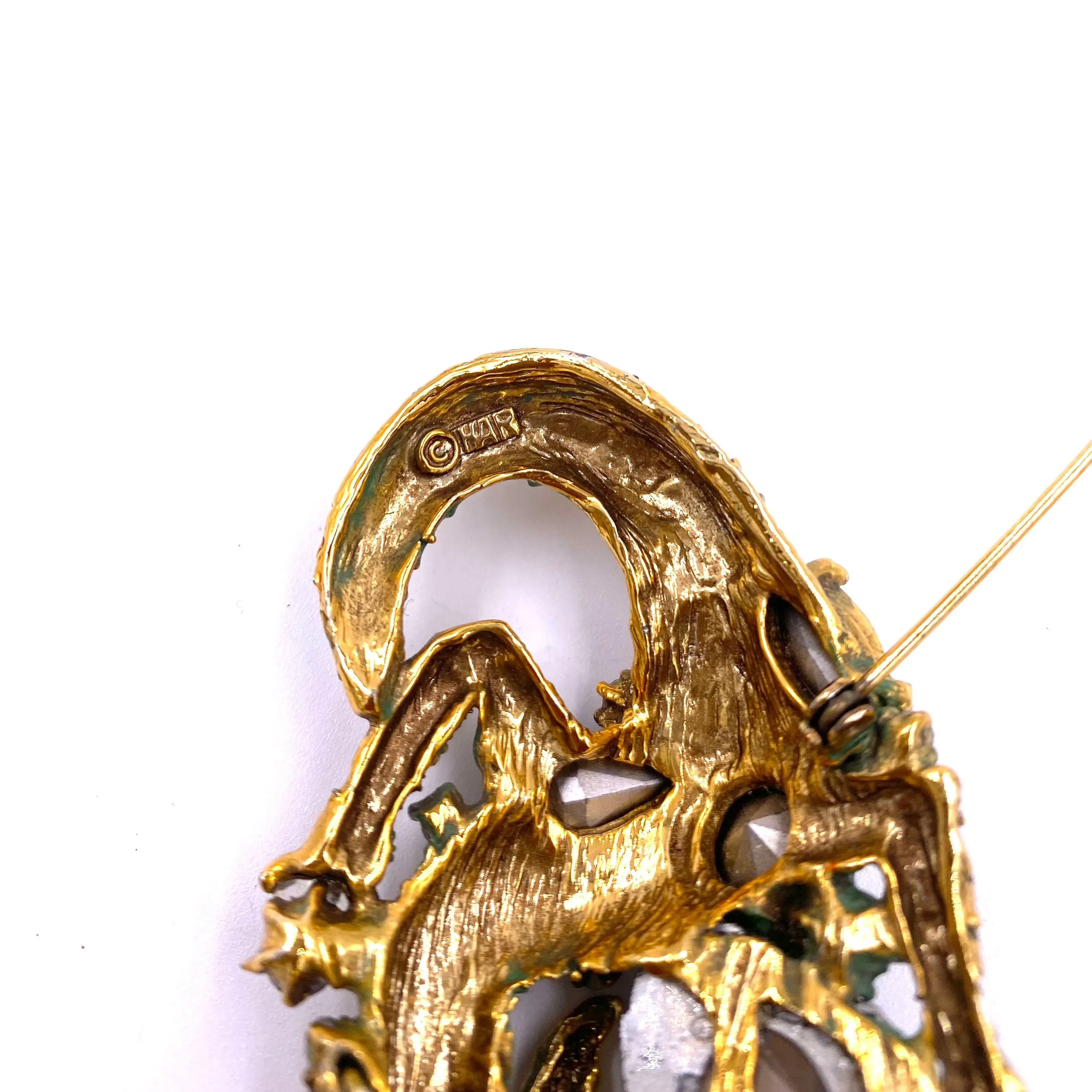 Vintage HAR Dragon Brooch 1959 " Cobra Set"