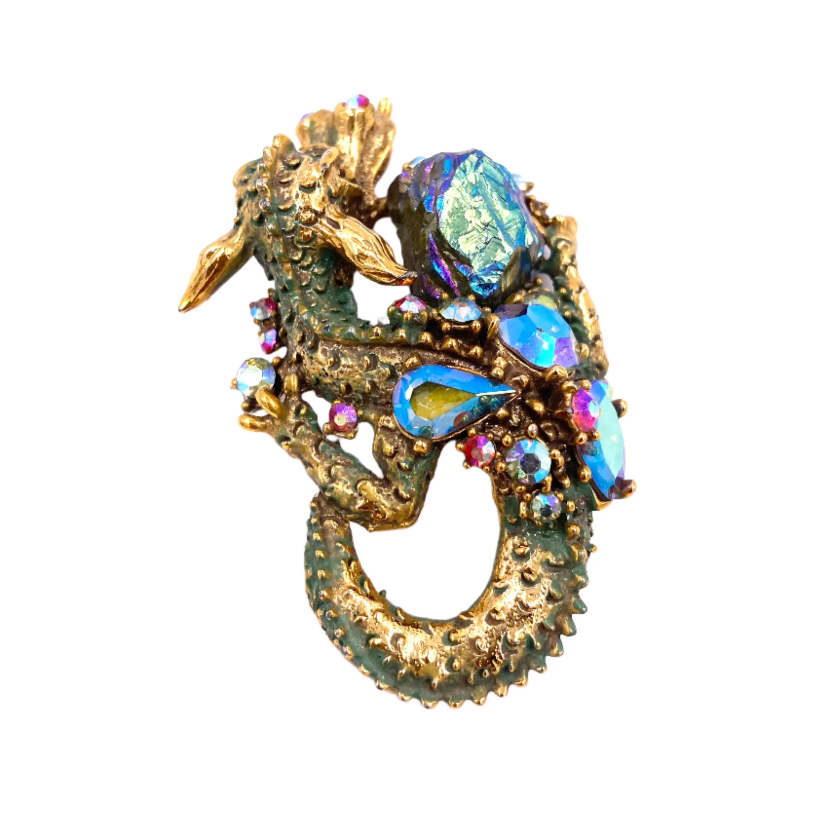 Vintage HAR Dragon Brooch 1959 " Cobra Set"