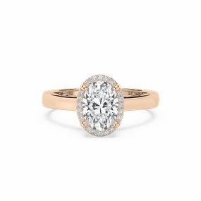 Exclusive Embellishment Cora Lab Grown Diamond Cathedral Bridge Side Stone Engagement Ring