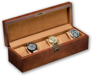 Watch Box Case Watch Organizer Watch Box Vintage Wooden Watch Display Storage Box Solid Wood Watch Box Storage Bracelet Necklace Watch Storage Boxes Watch Display Box (Color : D)