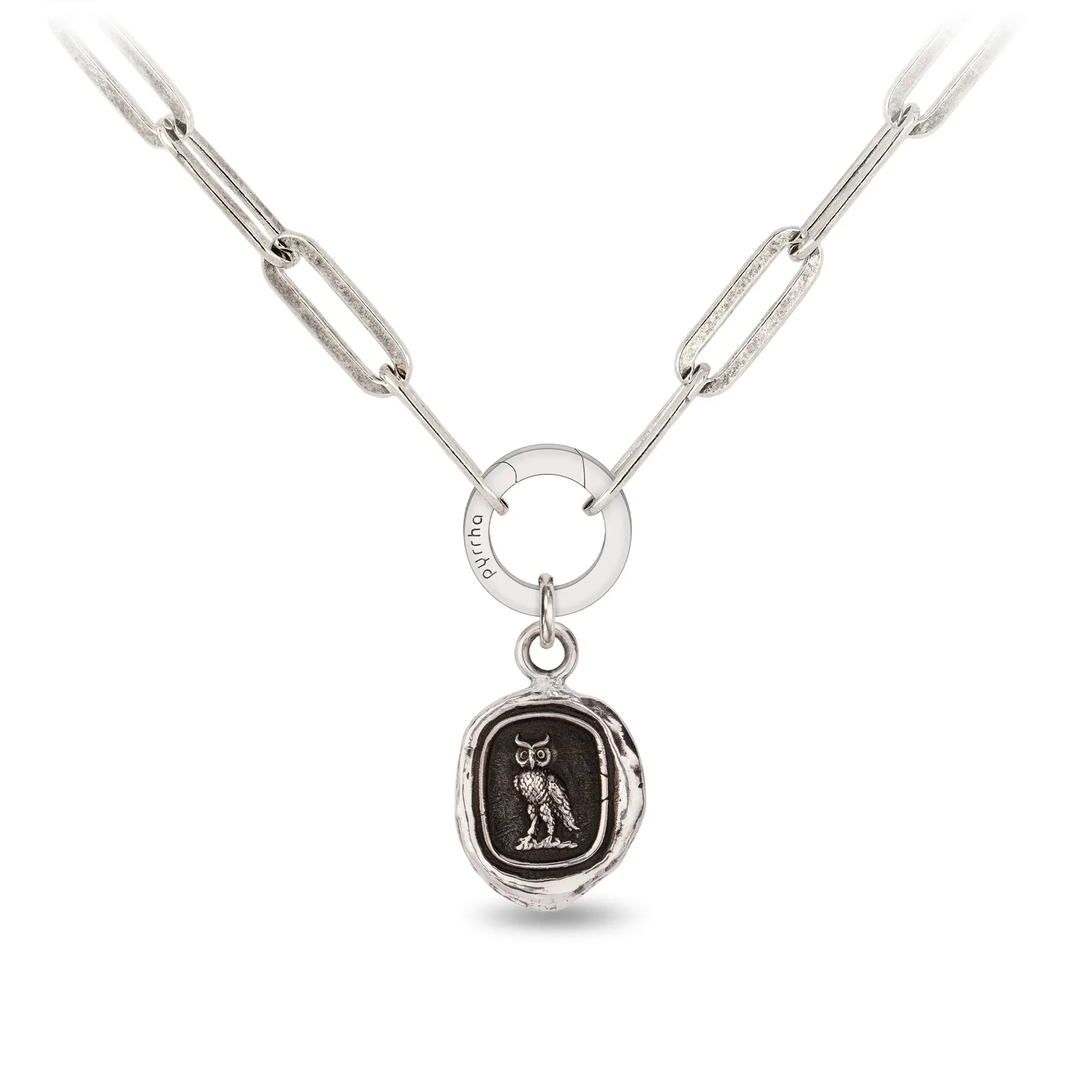 Watch Over Me Large Paperclip Chain Necklace