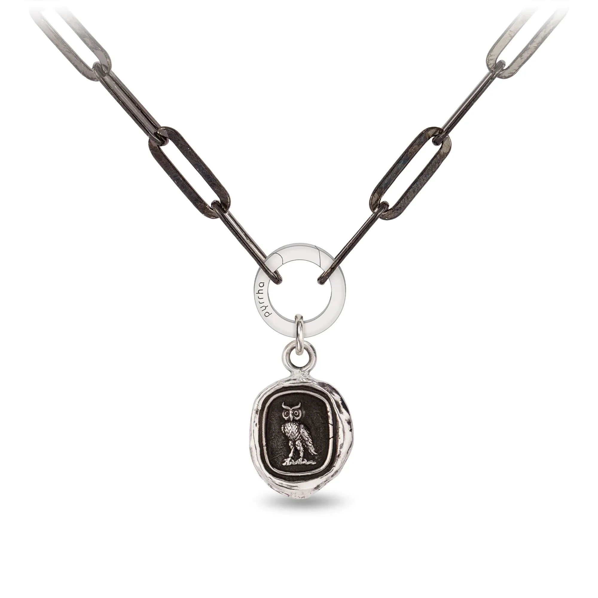 Watch Over Me Large Paperclip Chain Necklace