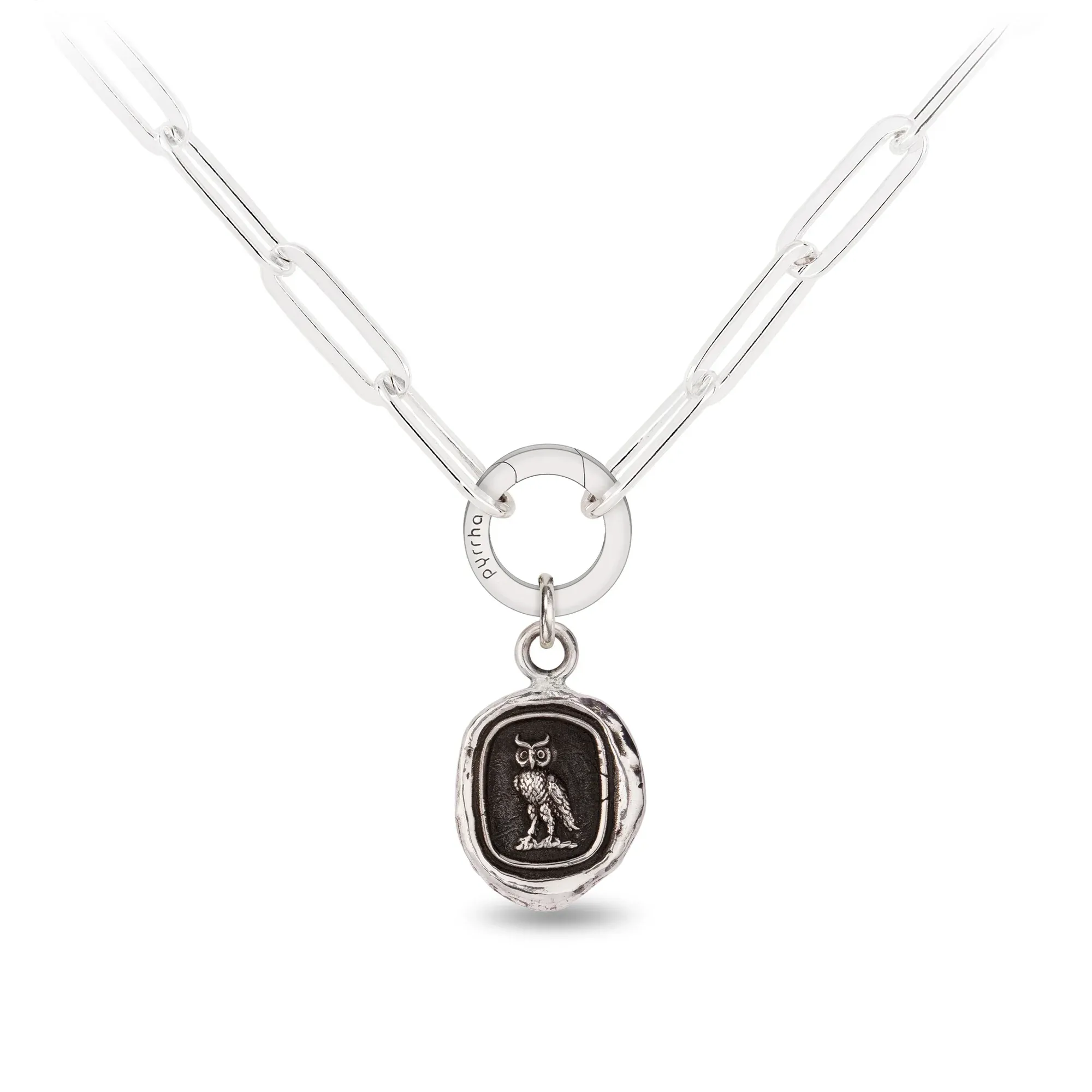 Watch Over Me Large Paperclip Chain Necklace