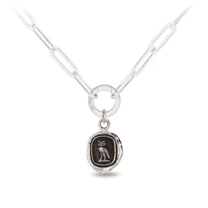 Watch Over Me Large Paperclip Chain Necklace