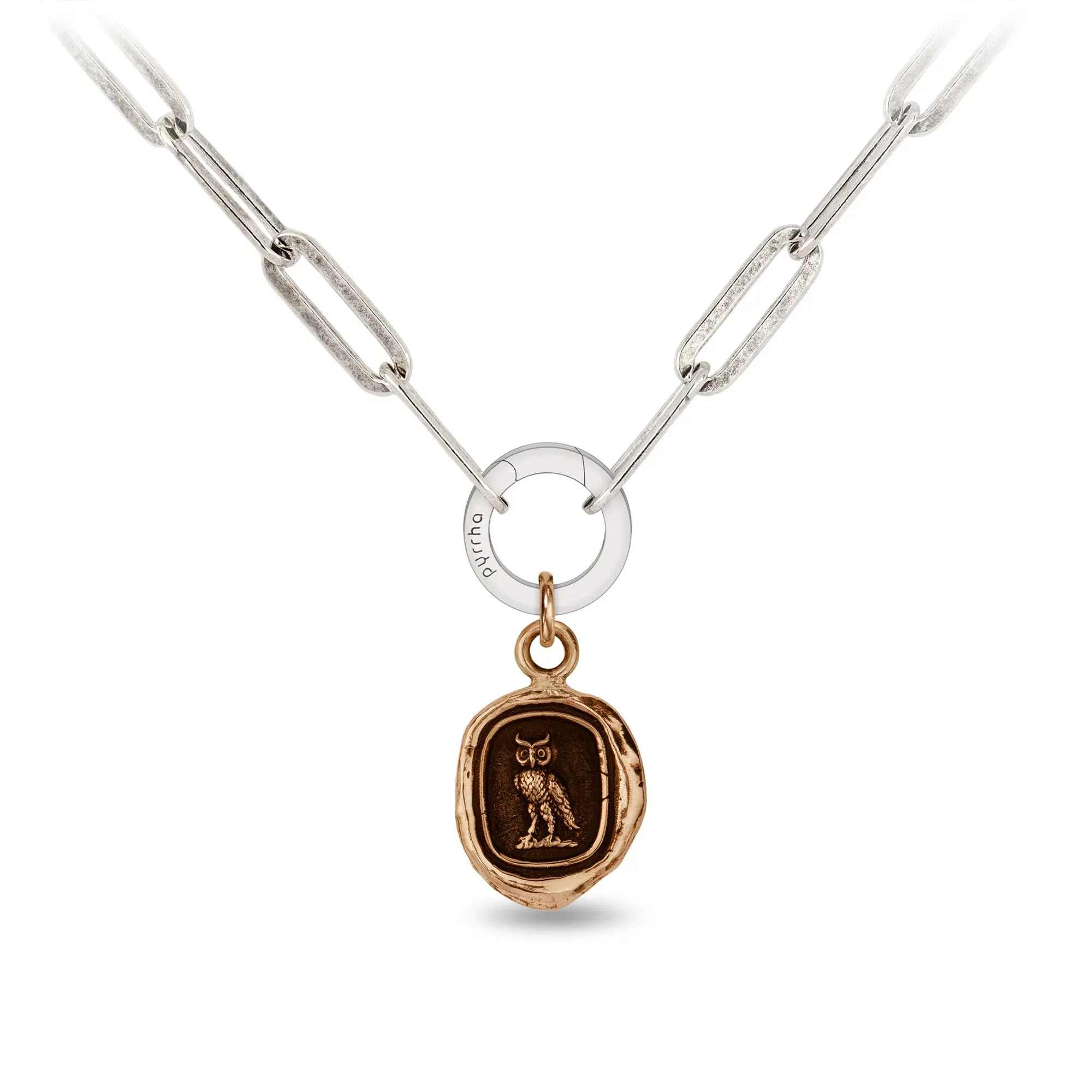 Watch Over Me Large Paperclip Chain Necklace