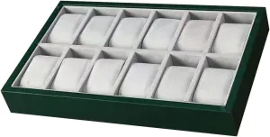 Watch Tray, Bracelet, Watch, Drawer Display, Tabletop Dresser, 12Slot
