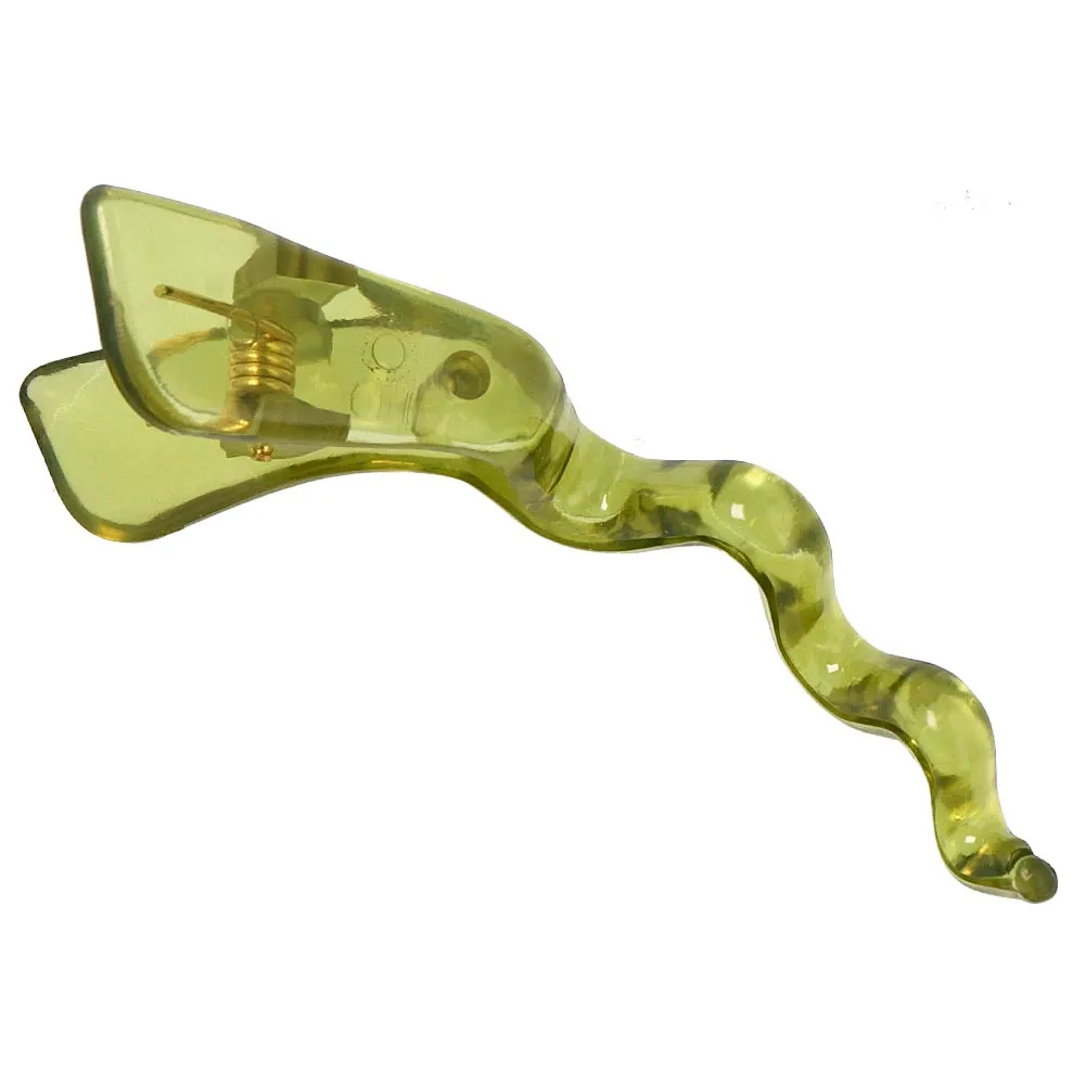 Wavy Clear Beak Hair Clip