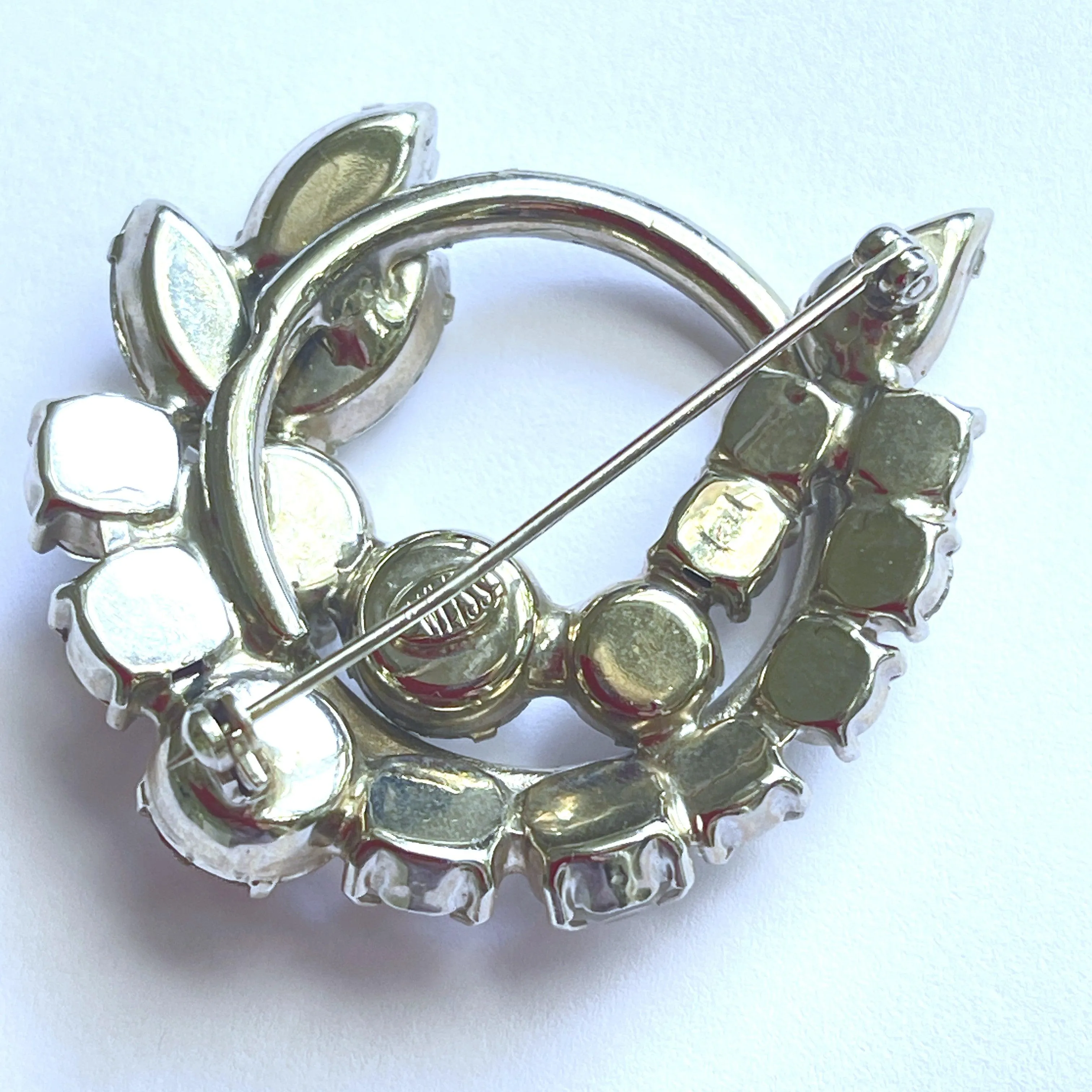 Weiss Vintage Rhinestone 60's Brooch