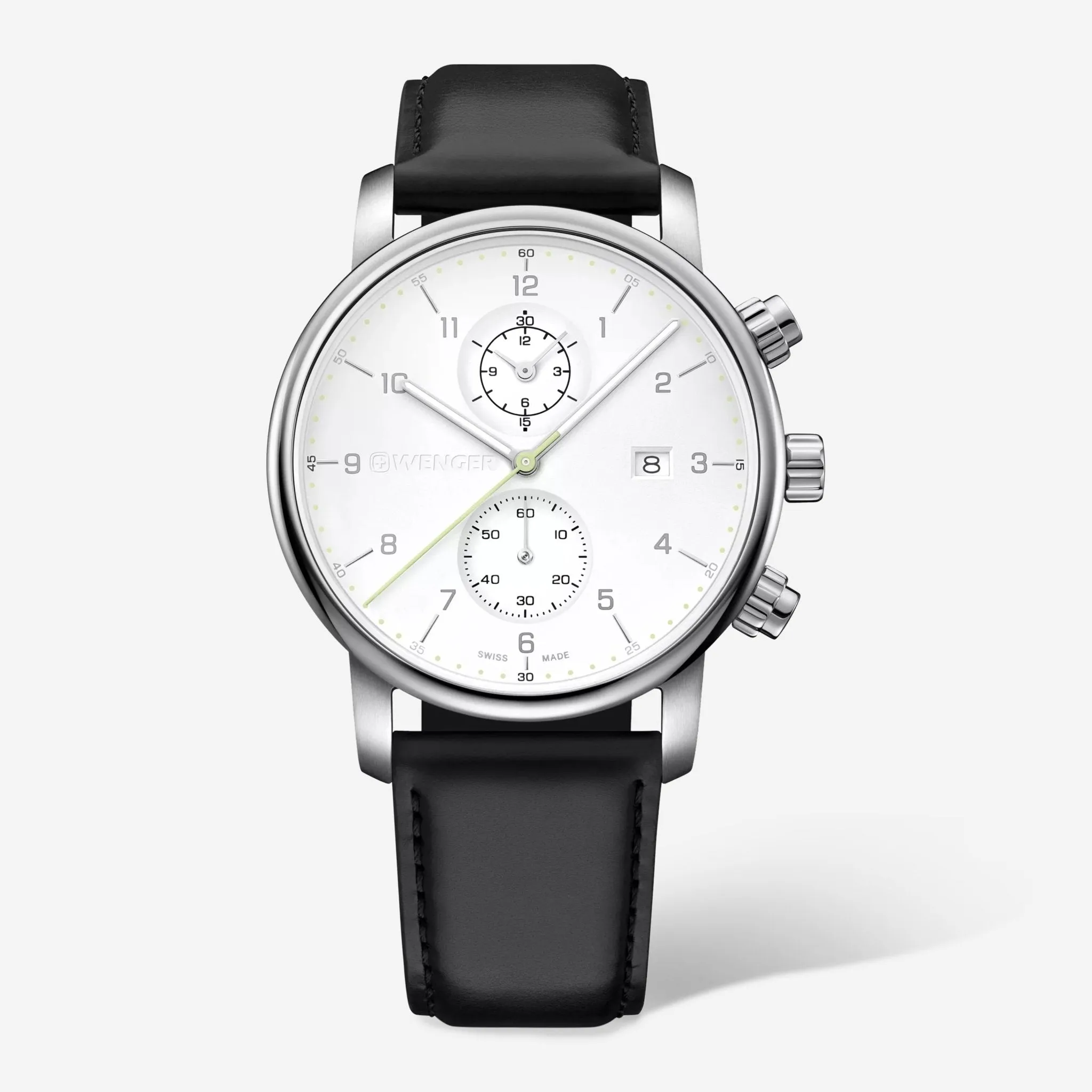 Wenger Swiss Army Urban Classic White Dial Chronograph Quartz Men's Watch 01.1743.123