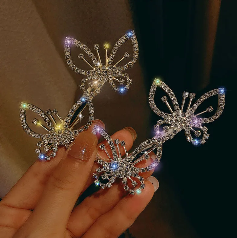 Wholesale Bow Knot Diamond Simple Duck Bill Hair Clip JDC-HC-Muran003