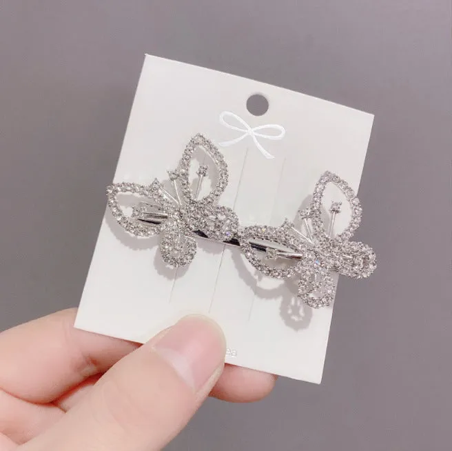 Wholesale Bow Knot Diamond Simple Duck Bill Hair Clip JDC-HC-Muran003