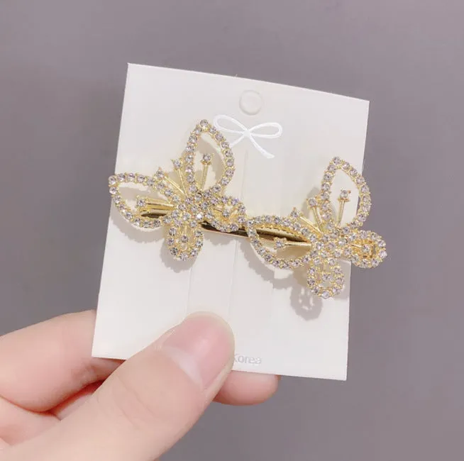 Wholesale Bow Knot Diamond Simple Duck Bill Hair Clip JDC-HC-Muran003