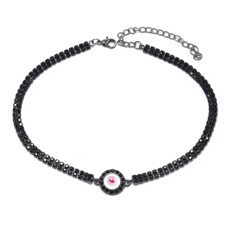 Wholesale Devil Eye Necklace Collarbone Chain