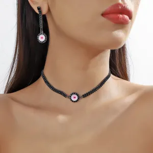 Wholesale Devil Eye Necklace Collarbone Chain
