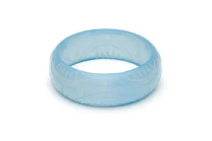 Wide Frosty Fakelite Duchess Bangle