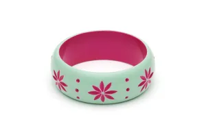 Wide Parrot Carved Duchess Bangle