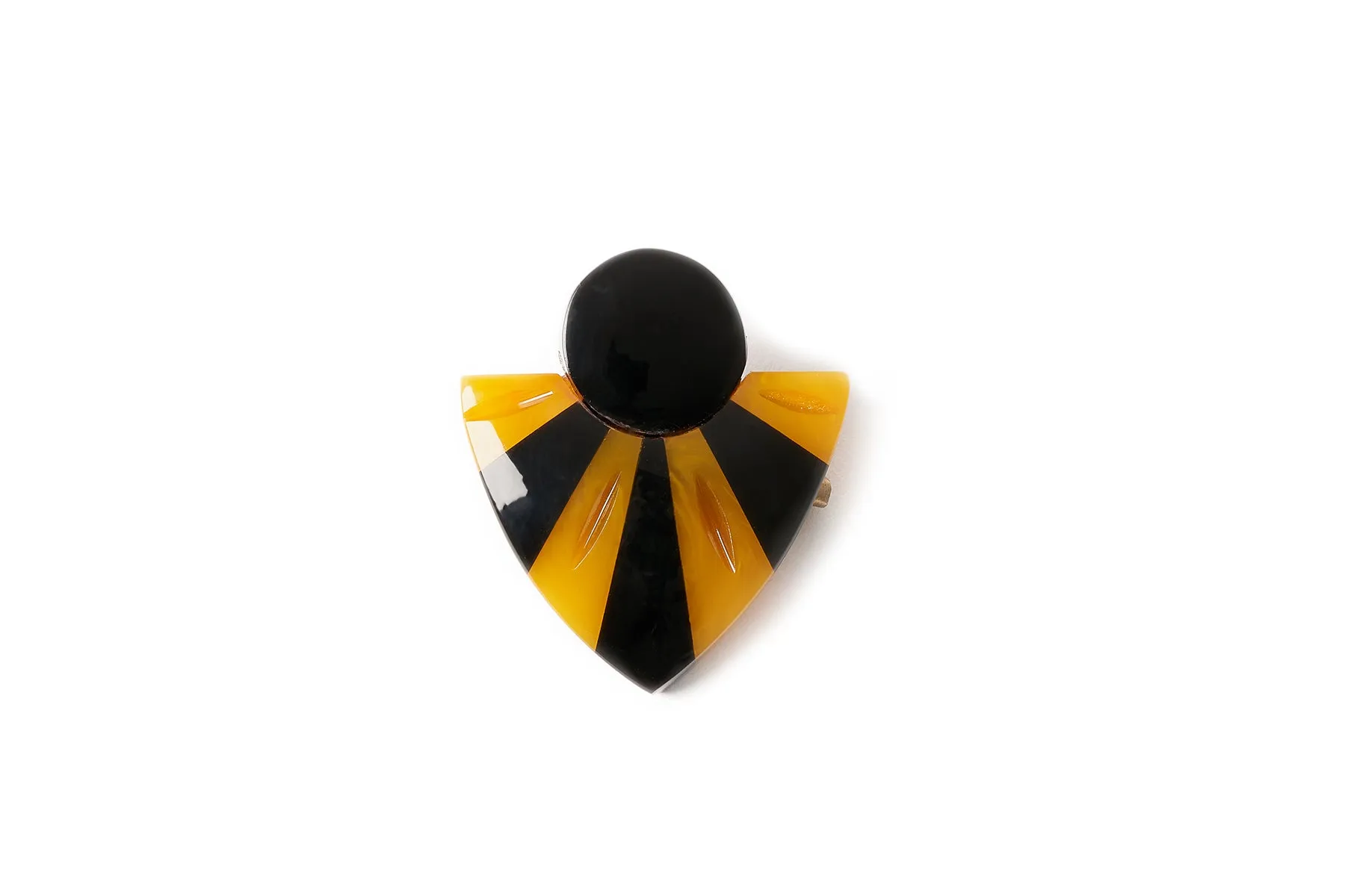 Wide Sand Fakelite Duchess Bangle