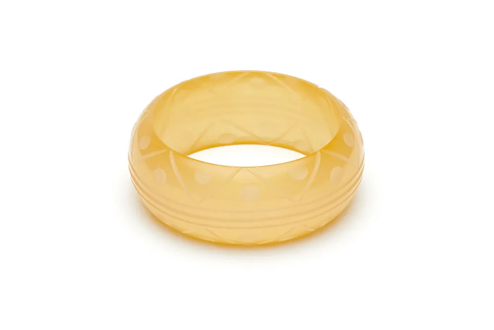 Wide Sherbet Fakelite Bangle