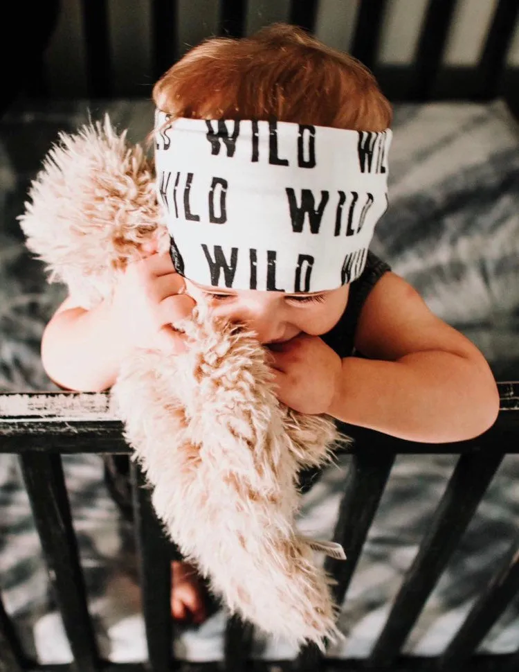 Wild boys headband, unisex headband great for long haired boys/toddlers or to keep hearing aids in place!
