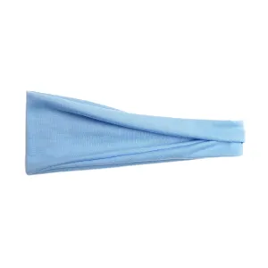 Women Casual Leisure Sports Solid Color Yoga Hairband Sports Elastic Sweat Absorbent Black Headband Wide Cycling Sweatband