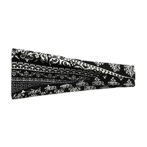 Women Casual Printing Sports Hair Headwear Girls Yoga Hairband Sports Elastic Sweat Absorbing Headband Elastic Headbands
