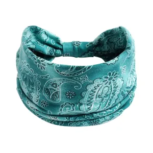 Women Elastic Headband Hair Headband Ladies Yoga Hijab Exercise Band Headwear Wicking Headband Elastic Nonslip Headband Men