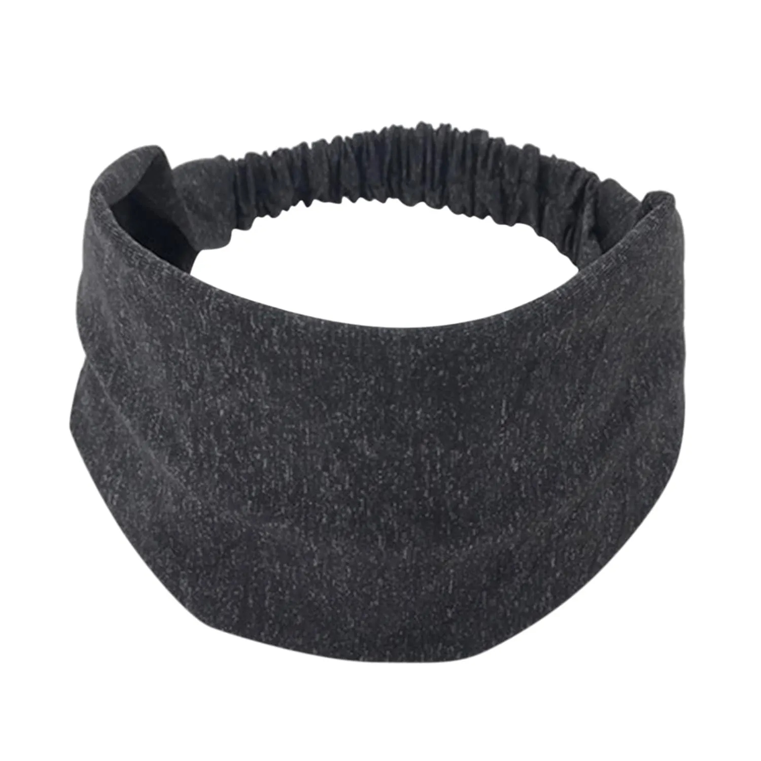 Women Knotted Turban Forehead Band Headwear Head Wrap Headband Wide Elastic Headband Sport Yoga Mens Metal Toothed Headband