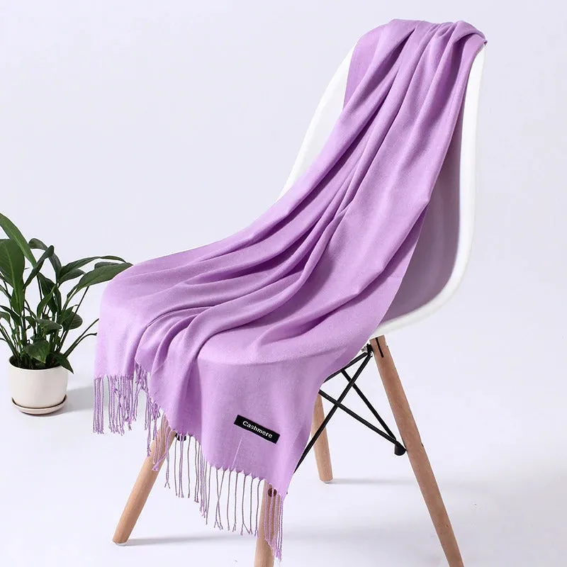 Women Overized Scarf Cashmere Like Wrap