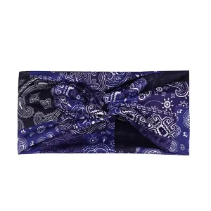 Women Print Hair Accessories Girls Headband Elastic Head Wrap Hair Band Girls Bandana Headband Fitness Hair Bands Women's
