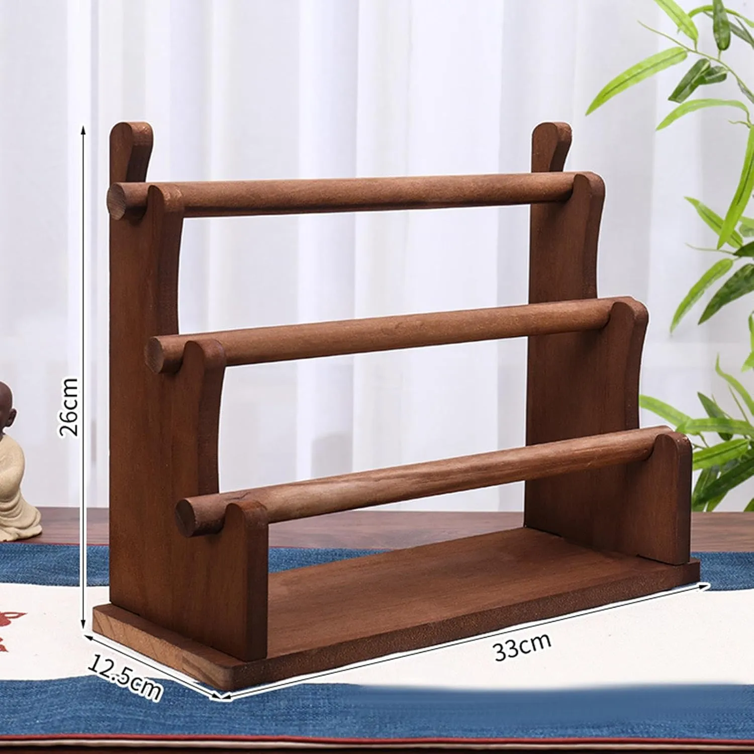 Wood Bangle Bracelet Holder, Watch Rack Jewelry Rack Stable Elegant Jewelry Stand Watch Stand for Jewelry Store Store Dresser