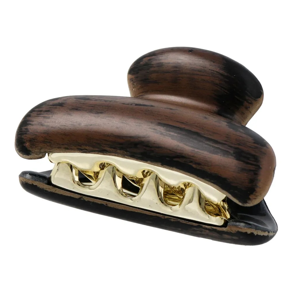 Wood Pattern Hair Clip
