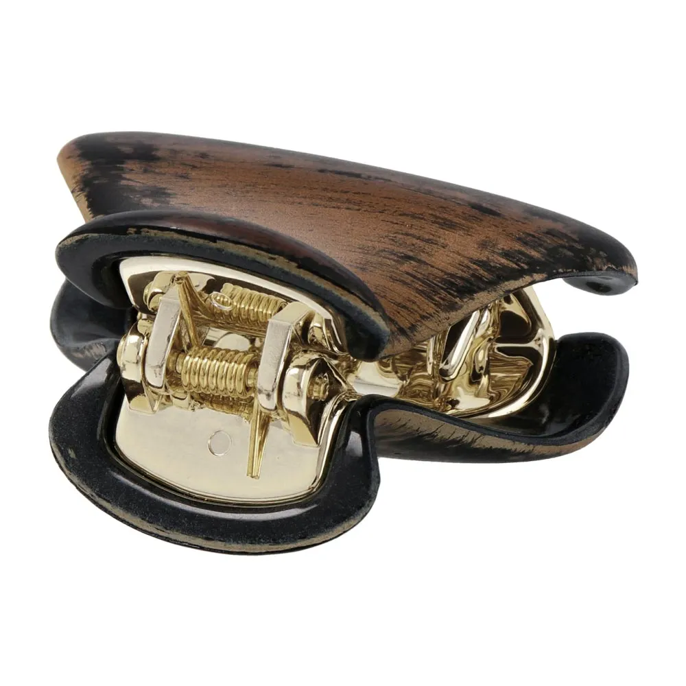 Wood Pattern Hair Clip