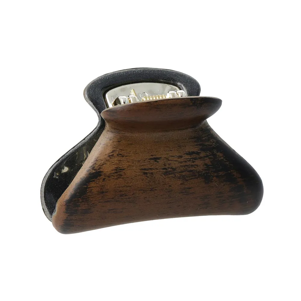 Wood Pattern Hair Clip