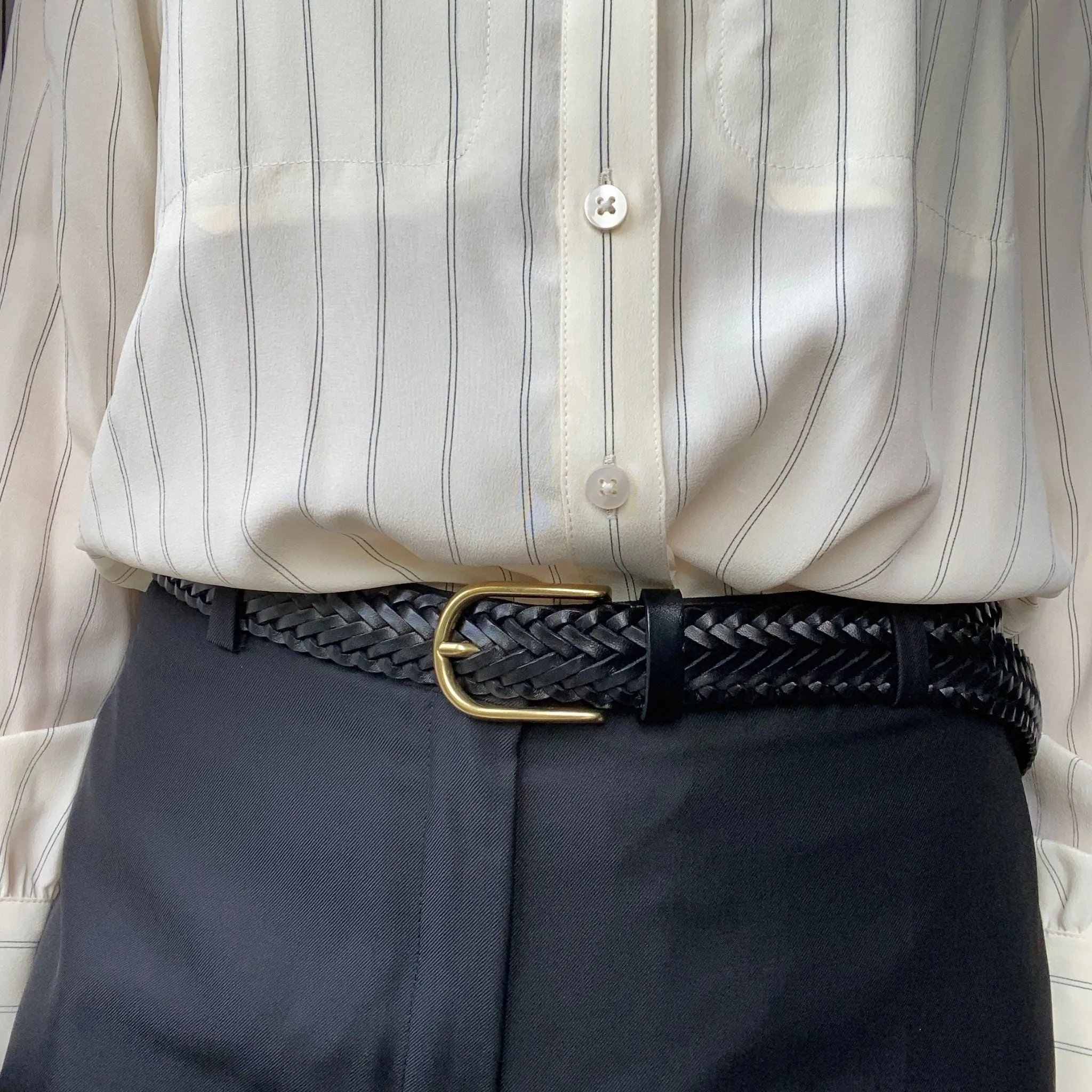 Woven Leather Belts