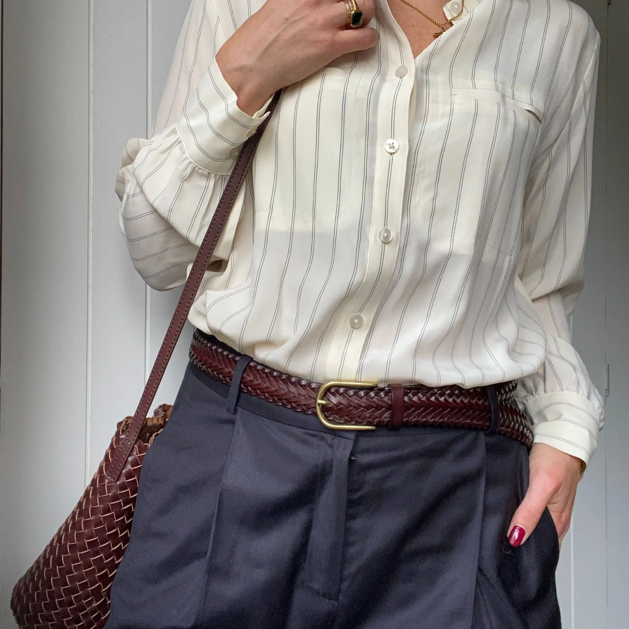 Woven Leather Belts