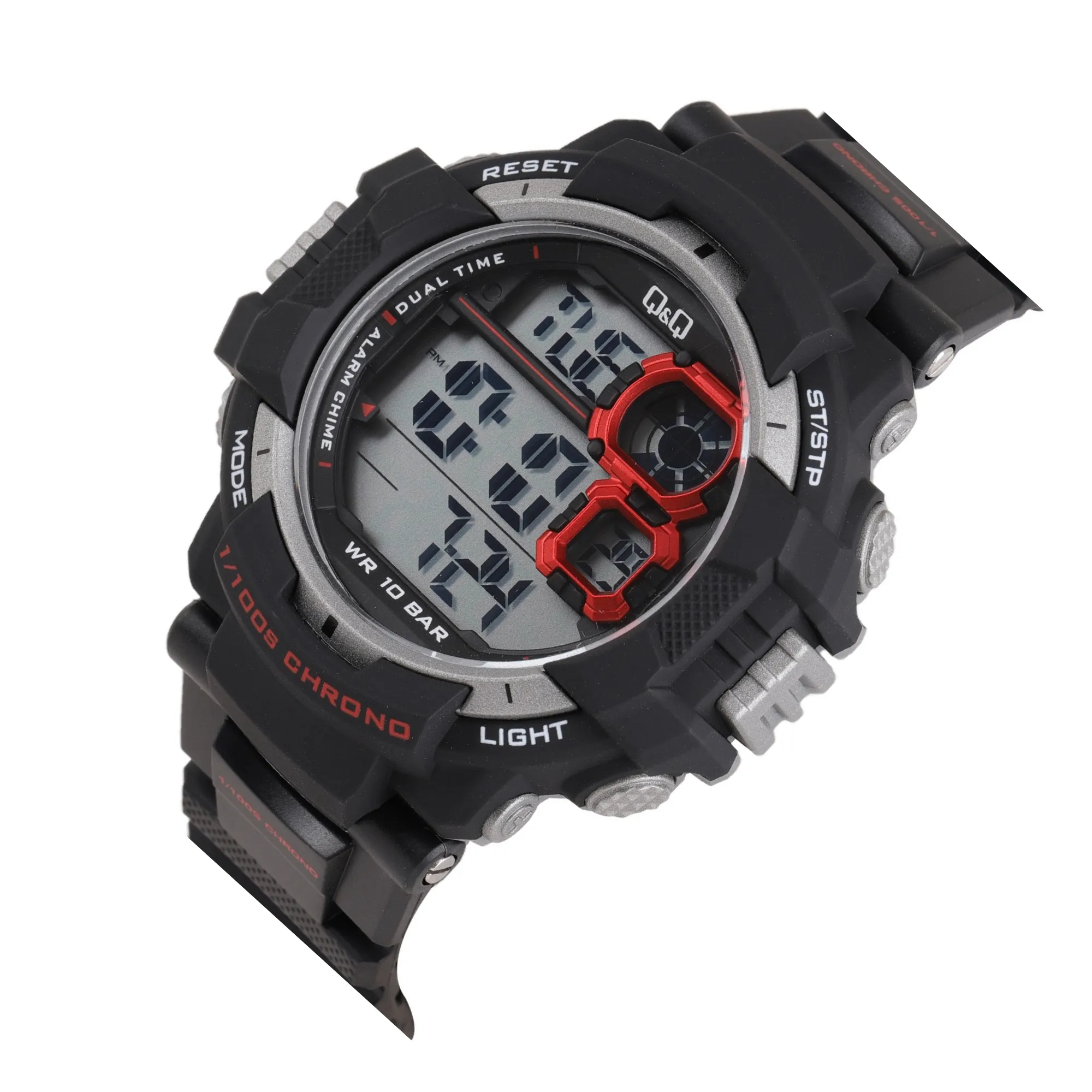WW0759 Q&Q Digital Sports Fiber Belt Watch M143J001Y