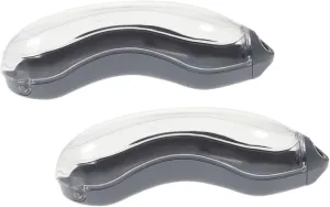 YARNOW 2Pcs Transparent Eyewear Storage Box for Goggles Sunglasses for Travel Outdoor Activities Protective Case for Sports Goggles