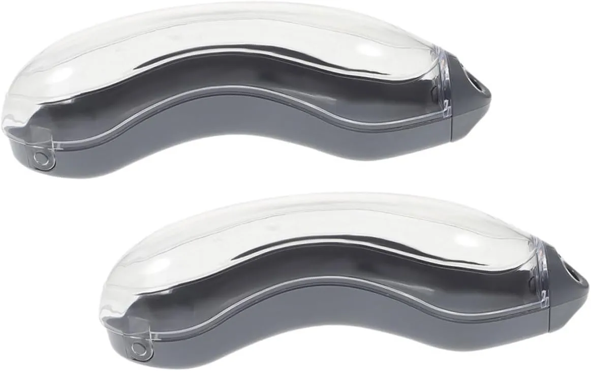 YARNOW 2Pcs Transparent Eyewear Storage Box for Goggles Sunglasses for Travel Outdoor Activities Protective Case for Sports Goggles