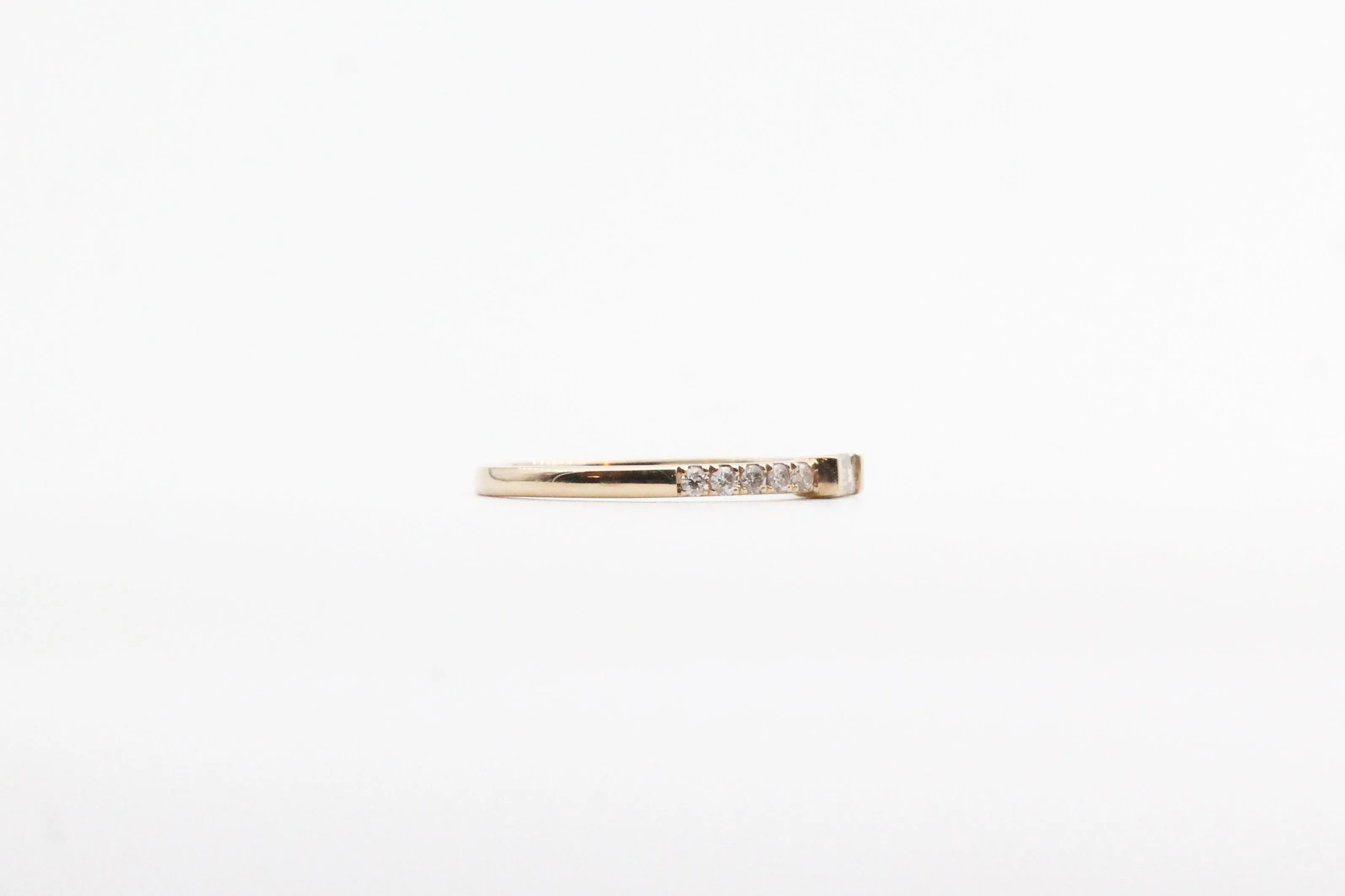 Yellow Gold Baguette and Round Diamond Ring