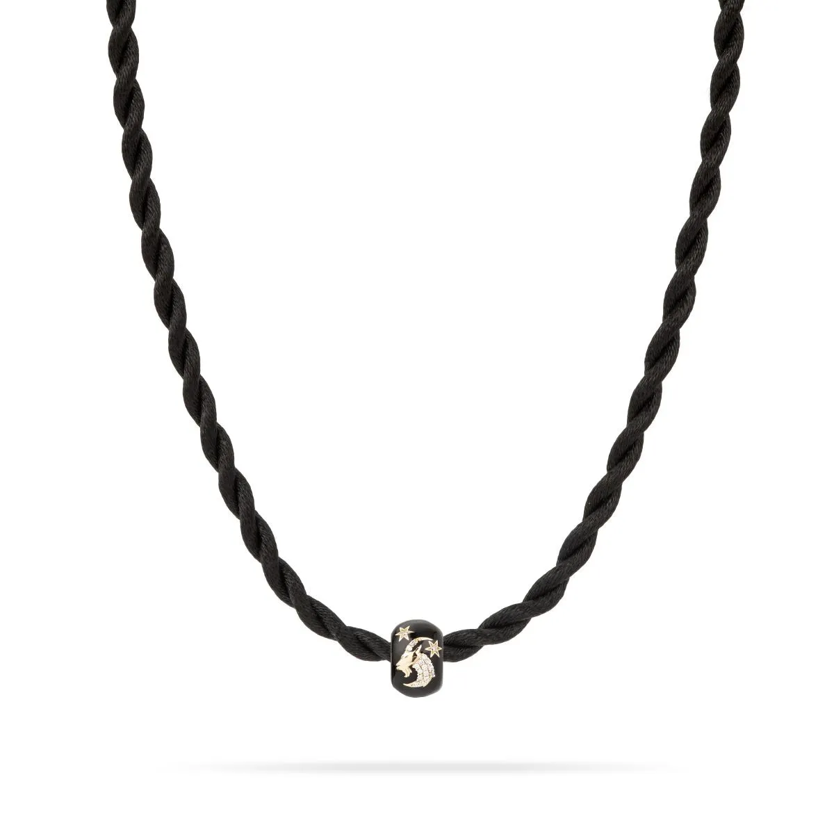Zodiac Ceramic   Diamond Capricorn Big Bead