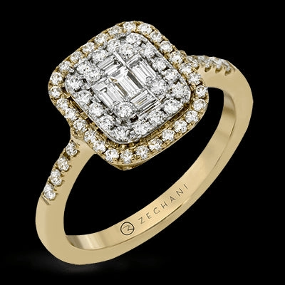 ZR1235 Right Hand Ring in 14k Gold with Diamonds Creative Spark