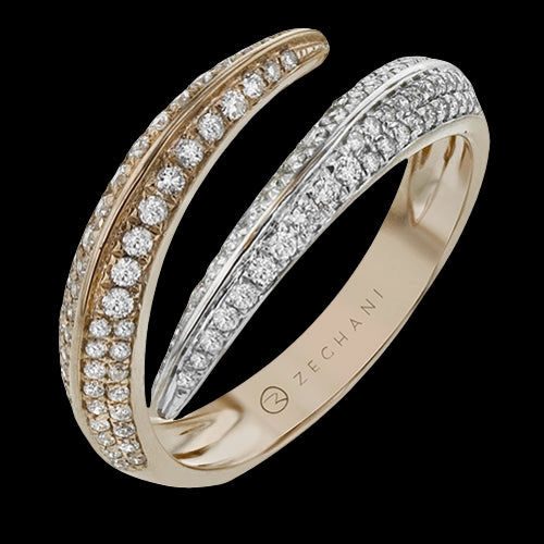 Affordable Mark ZR1524 Right Hand Ring in 14k Gold with Diamonds