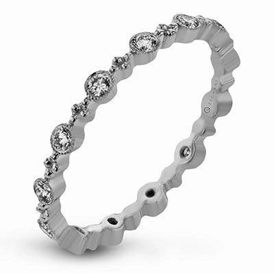 ZR1993 Right Hand Ring in 14k Gold with Diamonds Vintage Inspiration