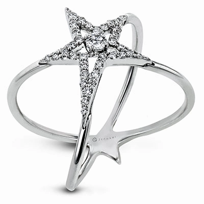 ZR2125 Right Hand Ring in 14k Gold with Diamonds Favorite Present