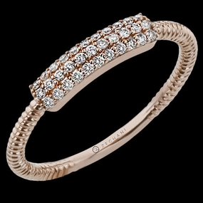 ZR2132-R Right Hand Ring in 14k Gold with Diamonds Luxury Detail Attire Accent