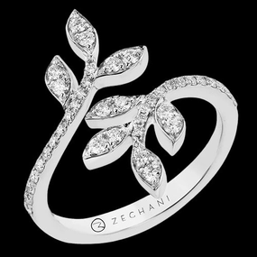 Evening Glam ZR2373 Right Hand Ring in 14k Gold with Diamonds